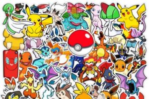 Mẫu sticker pokemon đẹp, thiết kế theo yêu cầu