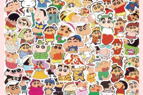 Mẫu sticker cậu bé bút chì đẹp, thiết kế theo yêu cầu