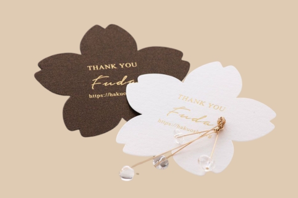 Mẫu tag giấy ép kim cao cấp