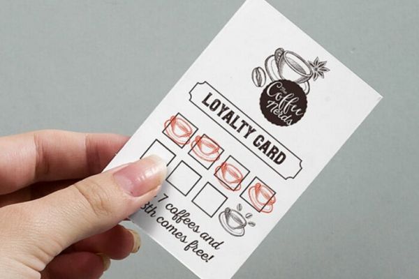 Mẫu thẻ tích điểm quán cafe đẹp, giá rẻ