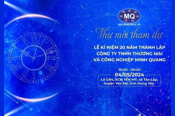 In Hoa Long nhận thiết kế và in ấn mẫu thiệp mời sinh nhật công ty sang trọng