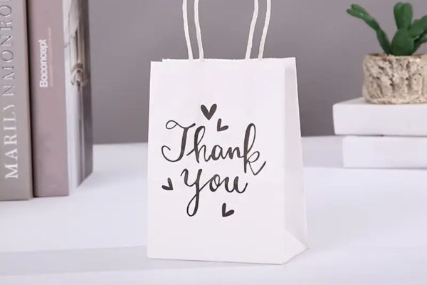 Mẫu túi giấy thank you đẹp, chất lượng cao