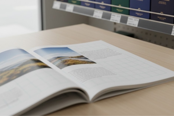 Nguyên tắc cân bằng trong thiết kế in ấn catalogue