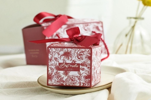 Phụ kiện hộp giấy ruy băng trang trí