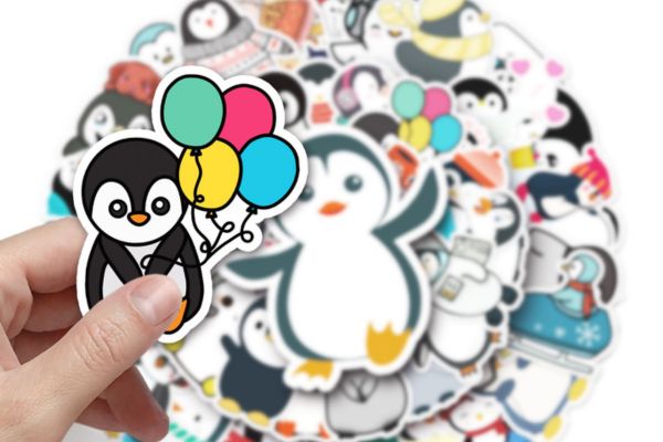 Mẫu sticker chim cánh cụt đẹp, giá rẻ