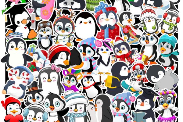 Mẫu sticker chim cánh cụt đẹp, giá rẻ