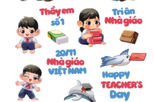 Sticker tri ân nhà giáo đẹp, giá rẻ tại Hà Nội