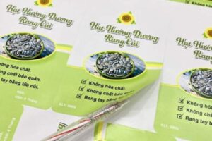 Mẫu tem nhãn hướng dương giá rẻ, chất lượng cao