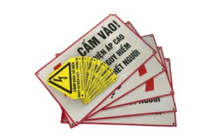 Trọn bộ sticker biển cảnh báo đẹp, dễ nhận biết nhất