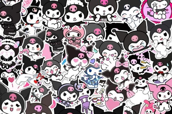 Bộ sticker kuromi đẹp, chất lượng cao