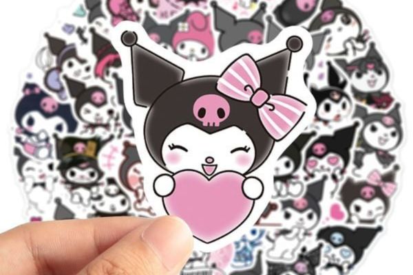 Bộ sticker kuromi đẹp, chất lượng cao