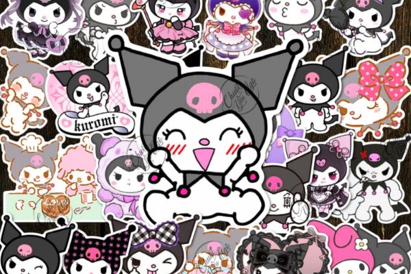Bộ sticker kuromi đẹp, chất lượng cao