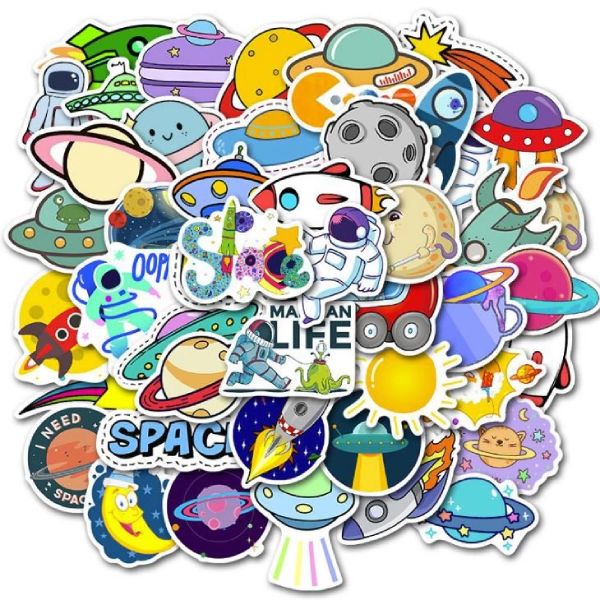 In Hoa Long nhận thiết kế và in ấn bộ sticker vũ trụ chuyên nghiệp