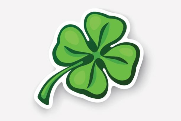 Bộ sticker xanh lá cán màng mờ