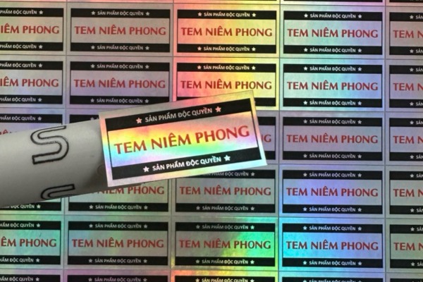 Các loại tem chống hàng giả chống sao chép tuyệt đối