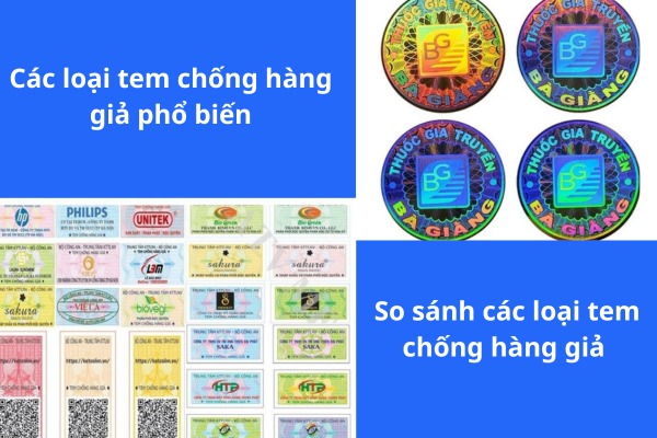 Các loại tem chống hàng giả phổ biến cho doanh nghiệp
