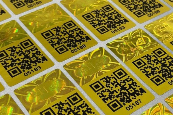 Các loại tem chống hàng giả tích hợp mã QR