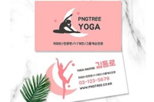 Mẫu card visit yoga đẹp, chất lượng cao
