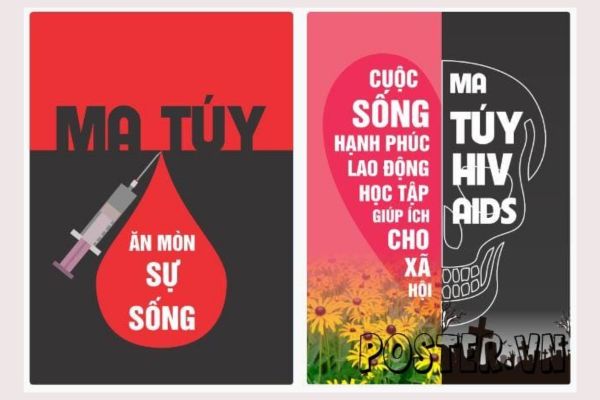 Mẫu tờ rơi ma túy đẹp, thiết kế theo yêu cầu