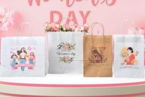 Mẫu túi giấy đựng quà 8/3 đẹp, thiết kế theo yêu cầu