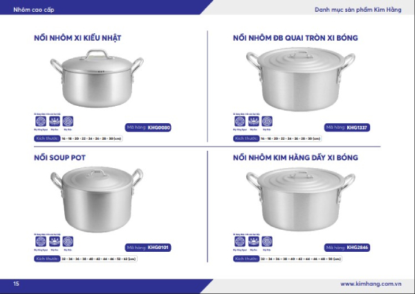 In Hoa Long nhận thiết kế và in ấn catalogue bộ dụng cụ làm bếp giá rẻ