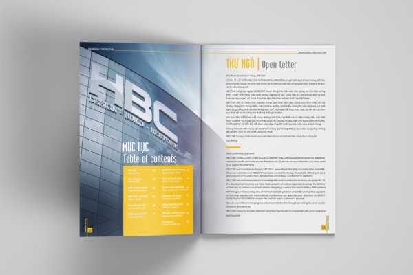 In Hoa Long nhận thiết kế và in ấn hồ sơ năng lực song ngữ sang trọng