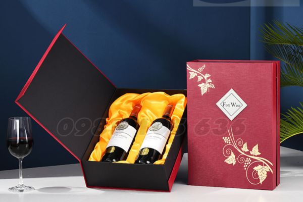 Hộp đựng rượu đôi đẹp, chất lượng cao