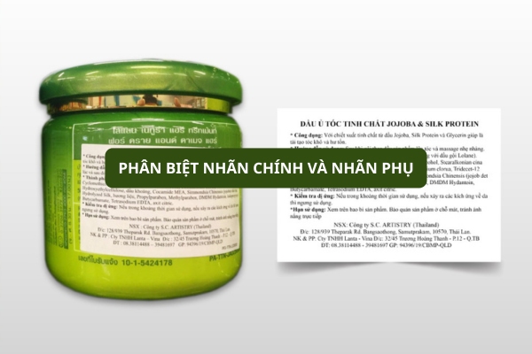 Hướng dẫn phân biệt nhãn chính và nhãn phụ chuẩn ngành in