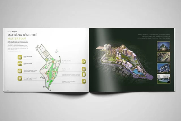 In Hoa Long nhận thiết kế và in ấn catalogue bất động sản cao cấp