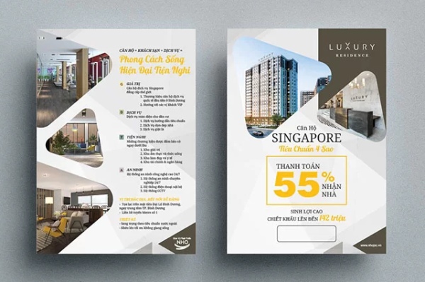 In Hoa Long nhận thiết kế và in ấn catalogue bất động sản lấy ngay