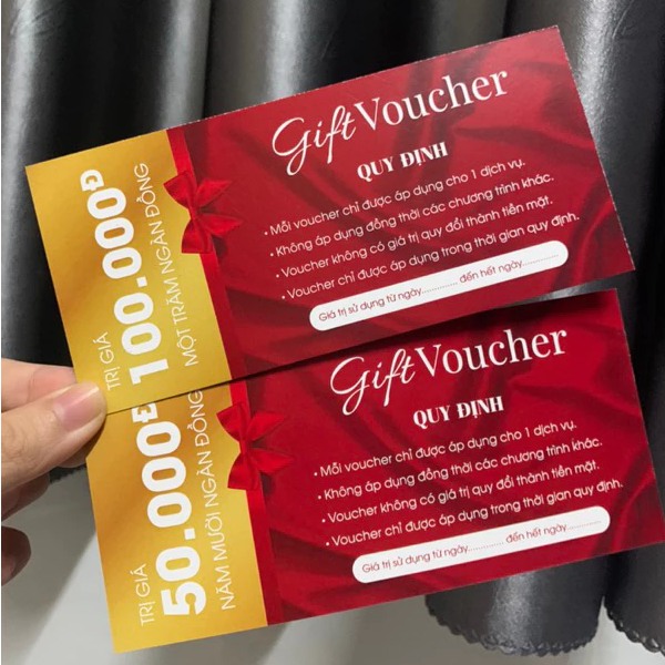 In Hoa Long nhận in phiếu quà tặng giá rẻ