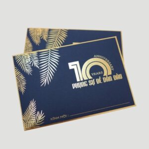 Dịch vụ in phong bì ép kim cao cấp tại Hà Nội