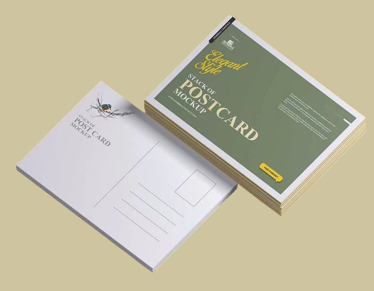 In postcard tri ân sắc nét