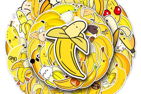 Mẫu sticker chuối đẹp, chất lượng cao tại Hà Nội