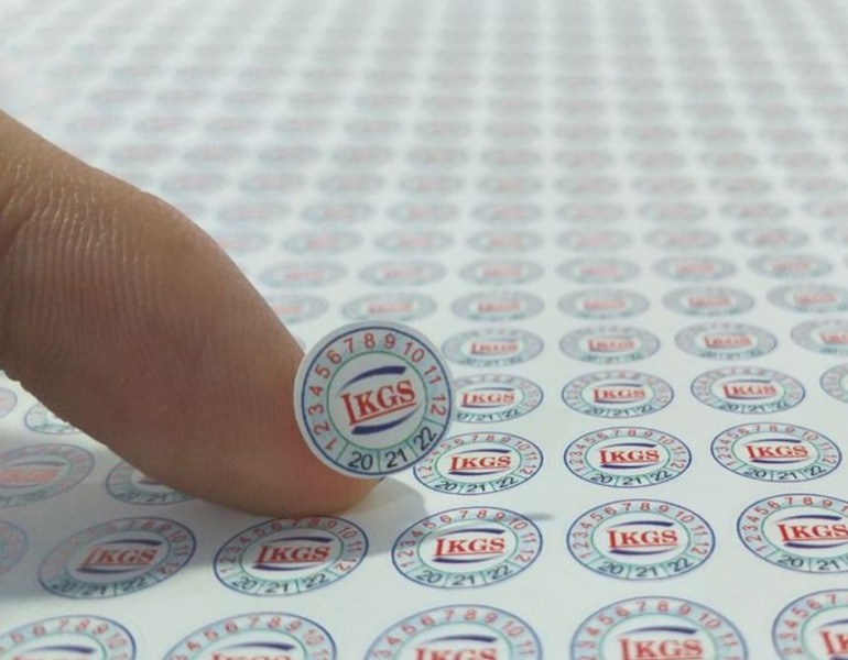 In tem nhãn thiết bị vệ sinh chống giả