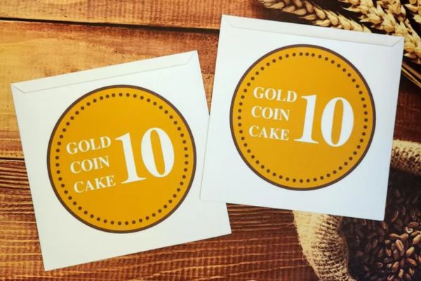 Túi giấy đựng bánh đồng xu đẹp, giá rẻ