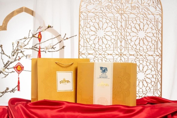 In Hoa Long nhận in túi giấy đựng saffron đẹp