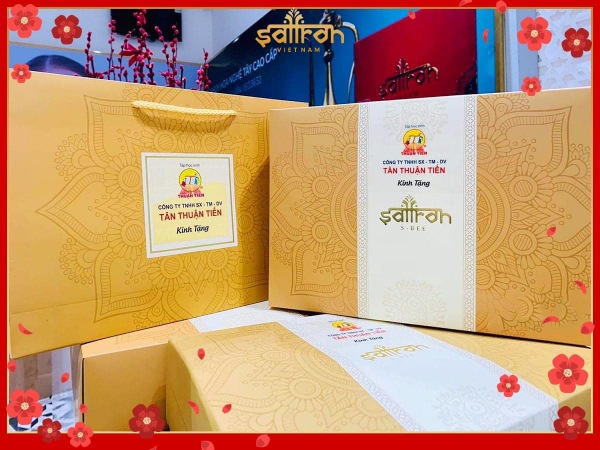 In Hoa Long nhận in túi giấy đựng saffron theo yêu cầu