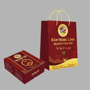 Dịch vụ in túi giấy đựng nhân sâm cao cấp, uy tín
