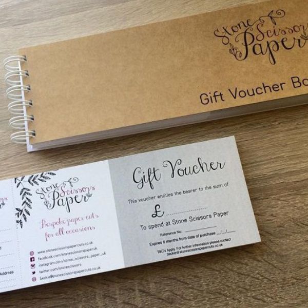 In voucher đóng cuốn đẹp, chất lượng cao