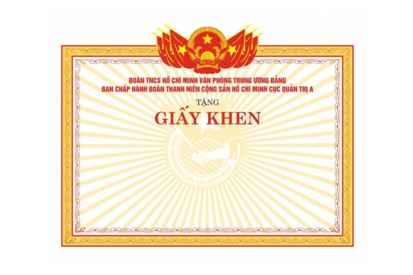 Giấy in bằng khen và kích thước chuẩn