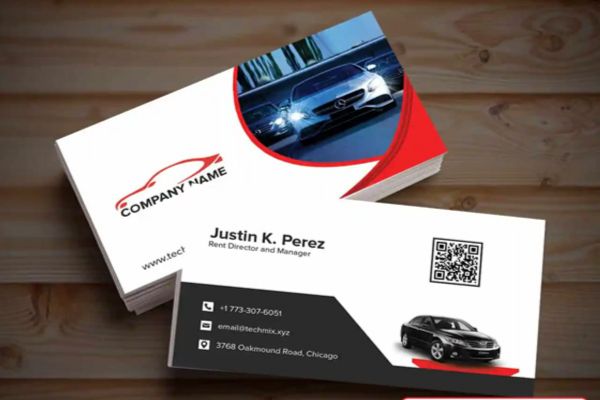 Mẫu card visit dạy lái xe đẹp, chất lượng cao