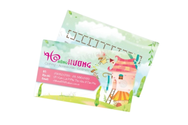 Mẫu card visit trà sữa nổi bật