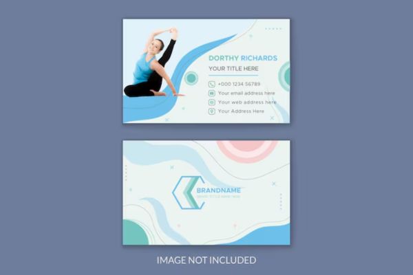 Mẫu card visit yoga đẹp, chất lượng cao