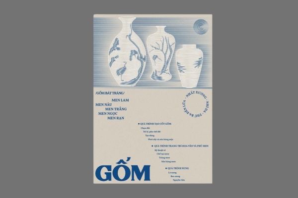 Mẫu catalogue gốm sứ Bát Tràng in trên giấy cao cấp