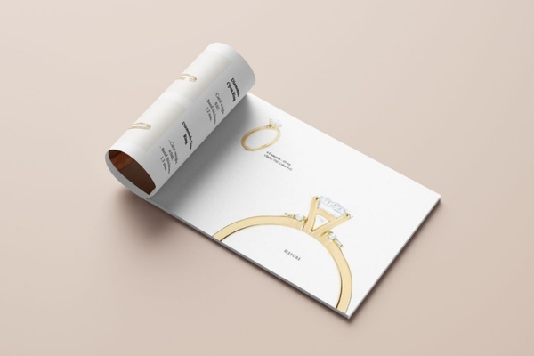 Mẫu catalogue trang sức sang trọng