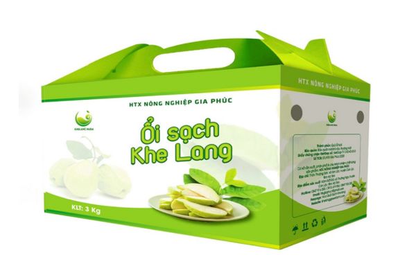 Mẫu hộp carton đựng ổi đẹp, thiết kế theo yêu cầu