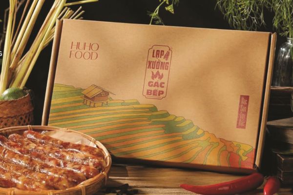 Mẫu hộp giấy đựng thịt trâu đẹp, chất lượng cao