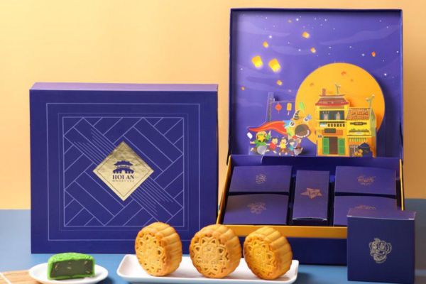 In hộp trung thu 4 bánh đẹp, chất lượng cao