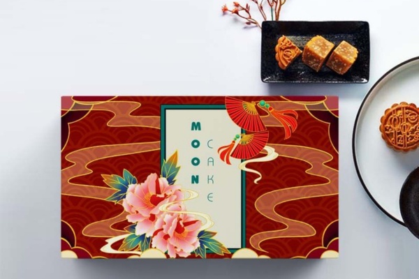 Mẫu in hộp đựng 2 bánh trung thu cứng cáp